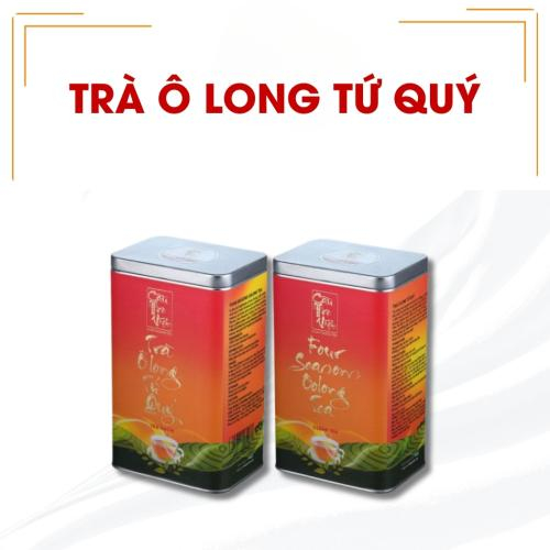 Trà Ô Long Tứ Quý Hộp Thiếc 100g