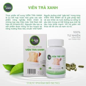 Viên trà xanh (Hộp 200 viên)