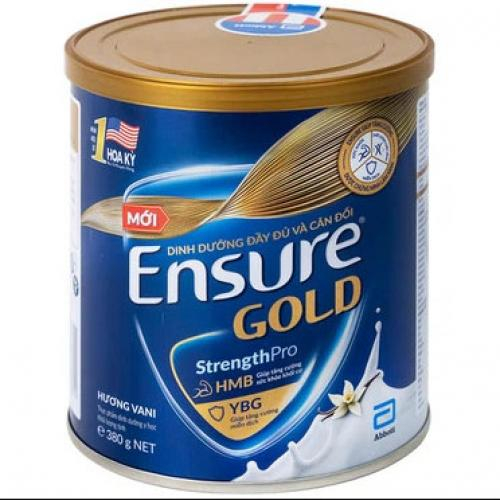 Sữa Ensure Gold StrengthPro Abbott Hương Vani (Lon 380g)