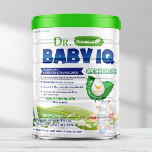 Sữa Bột Dr.Baby IQ Canxi Nano Lon 900gr (18 Tuổi Trở Lên)