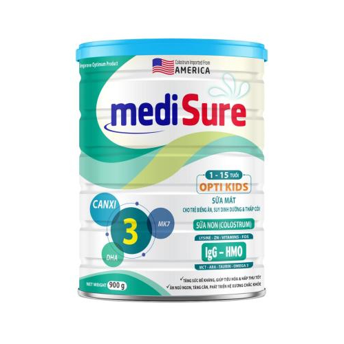 Sữa Medisure Otikids Số 3 (1 - 15 TUỔI) 900GR