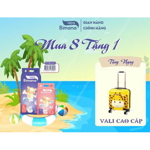 Tã dán Bimana Hàn Quốc size M (6 - 11kg)