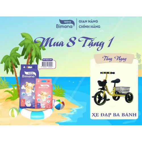 Tã Quần Bimana Hàn Quốc size M